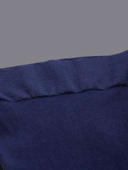Navy Blue Seamless Saree Shapewear - Inddus.com