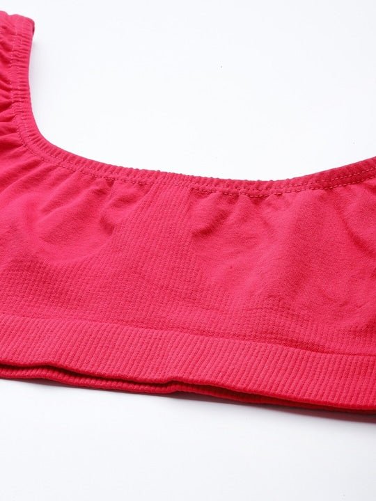 Non Wired Non Padded Seamless Bra Top - Inddus.com
