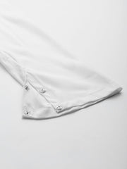 Orange Striped Kurta with Churidar - Inddus.com