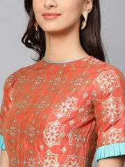 Pink Solid Art Silk Saree - inddus-us