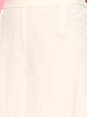 Pista Green Paisley Woven Kurta with Palazzo and Net Dupatta - Inddus.com