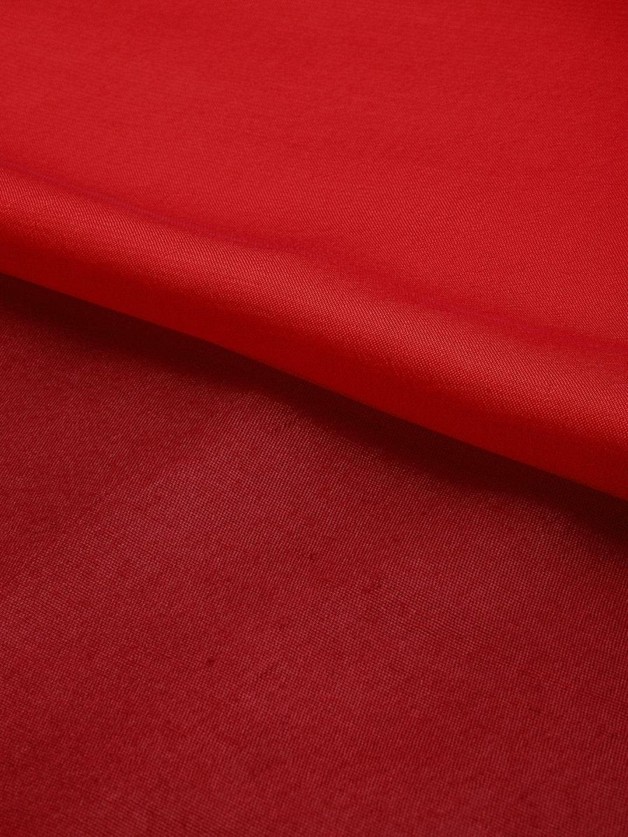 Red Georgette Stylized Sleeve Dress - inddus-us