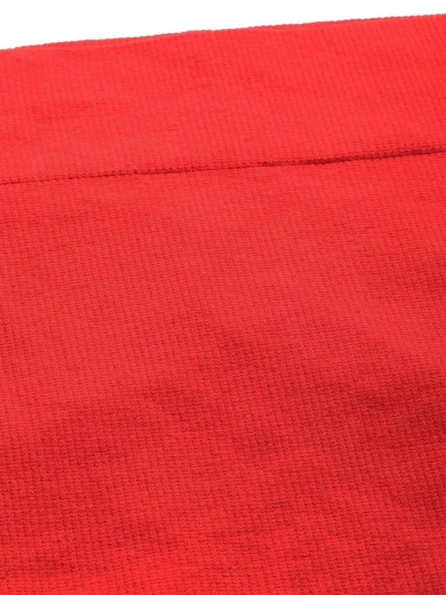 Red Knitted Saree Shapewear - inddus-us