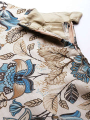 Royale Blue Satin Co-Ords - Inddus.com