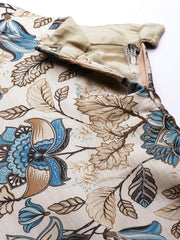 Royale Blue Satin Co-Ords - Inddus.com