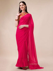 Ruffled Saree