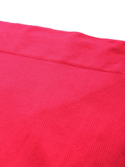 SALE WOMEN PINK SOLID SAREE SHAPEWEAR - Inddus.com
