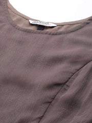 Shimmer Ethnic Gown With Jacket - Inddus.com