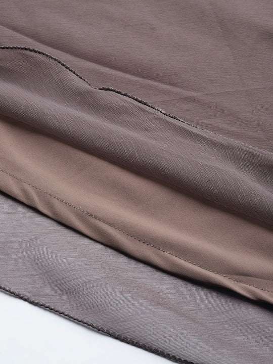 Shimmer Ethnic Gown With Jacket - Inddus.com