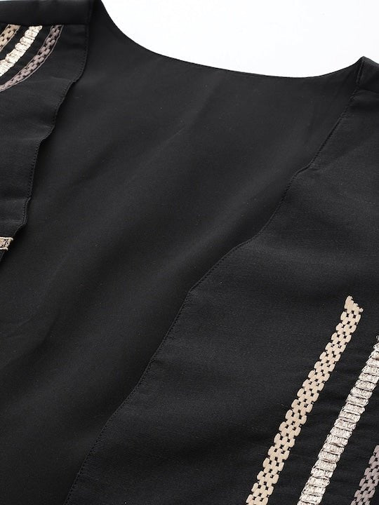 Shimmer Ethnic Gown With Jacket - Inddus.com