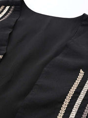 Shimmer Ethnic Gown With Jacket - Inddus.com