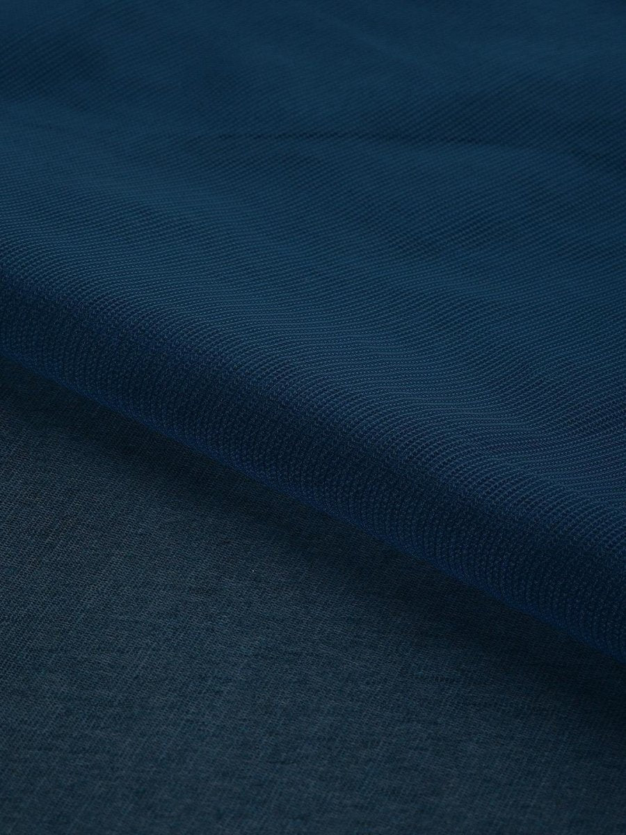 Teal Net Embroidered Fit & Flared Gown - inddus-us