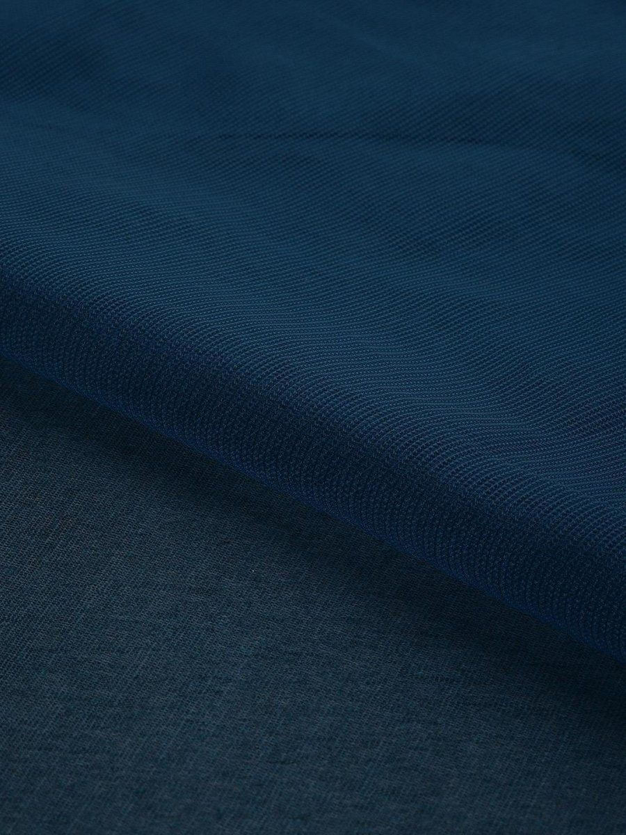 Teal Net Embroidered Fit & Flared Gown - inddus-us