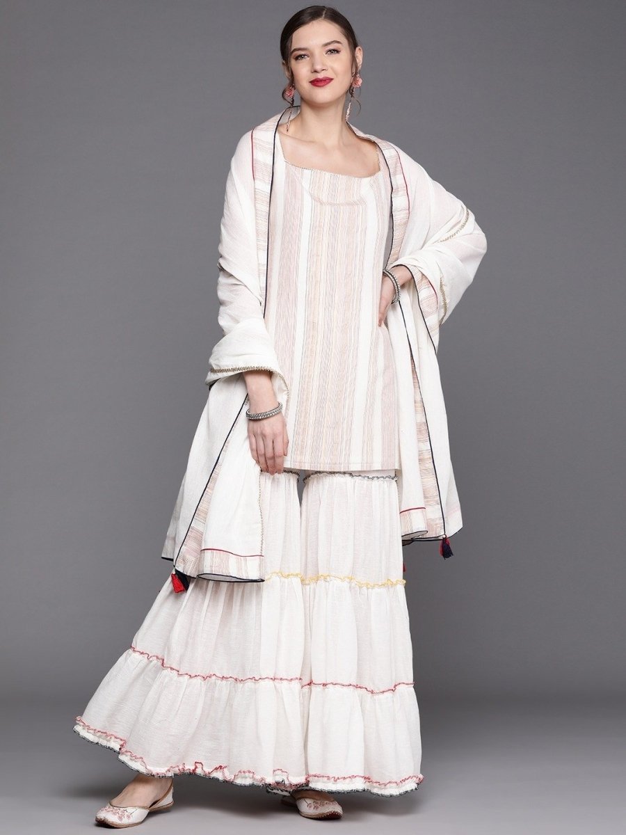 White cotton sharara online