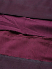 Wine Yoke Embroidered Maxi Dress - inddus-us