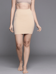 WOMEN BEIGE SLIMMING SKIRT SHAPEWEAR - Inddus.com
