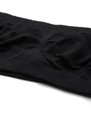 WOMEN BLACK BANDEAU SPORT BRA - Inddus.com