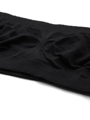 Women Black Seamless Bandeau Bra - Inddus.com