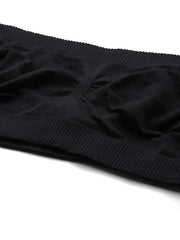 Women Black Seamless Bandeau Bra - Inddus.com