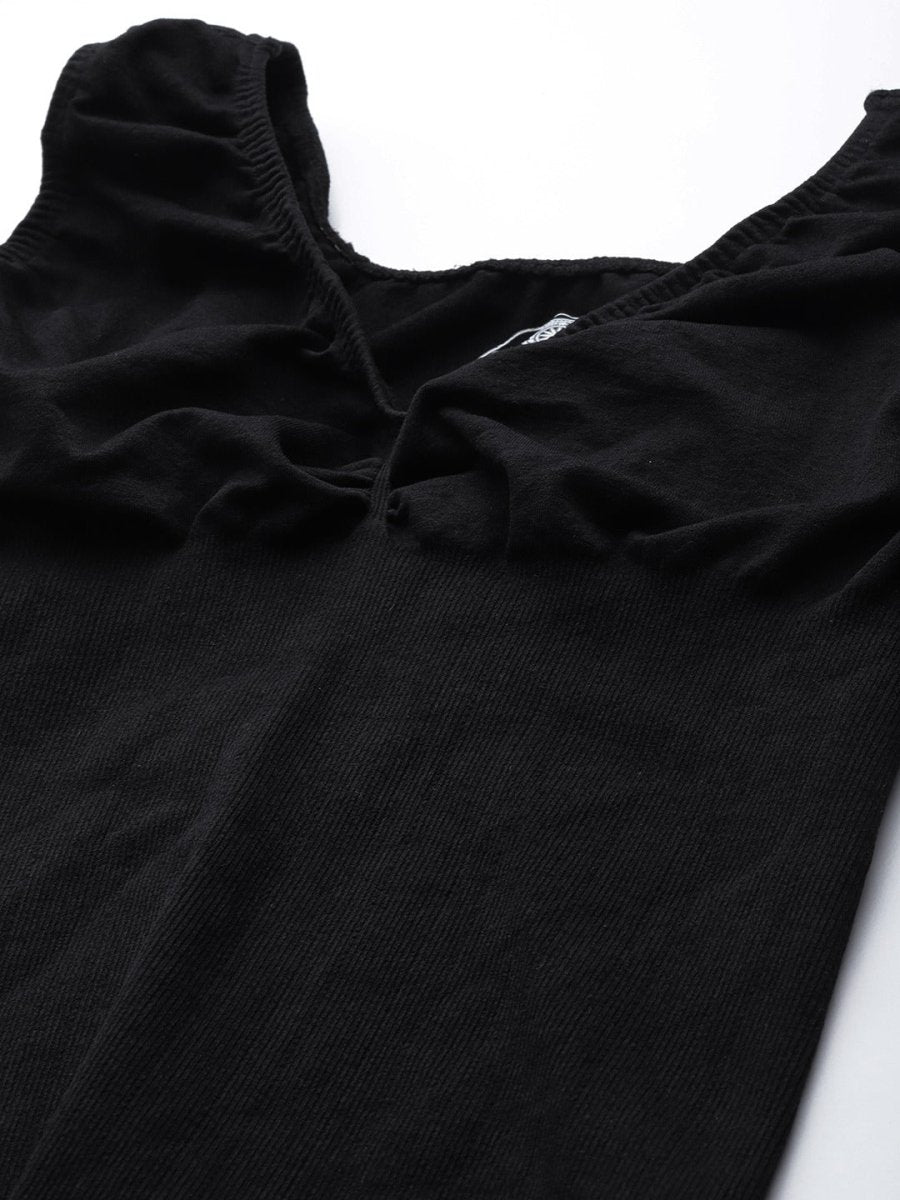 WOMEN BLACK SLIMMING BODYSUIT CAMISOLE SHAPEWEAR - Inddus.com