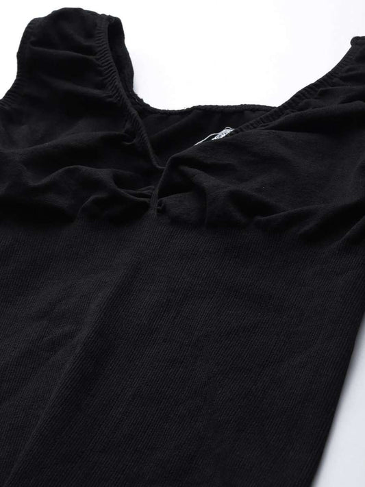 WOMEN BLACK SLIMMING BODYSUIT CAMISOLE SHAPEWEAR - Inddus.com
