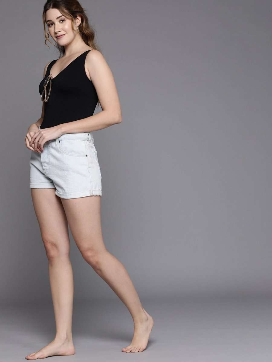 WOMEN BLACK SLIMMING BODYSUIT CAMISOLE SHAPEWEAR - Inddus.com