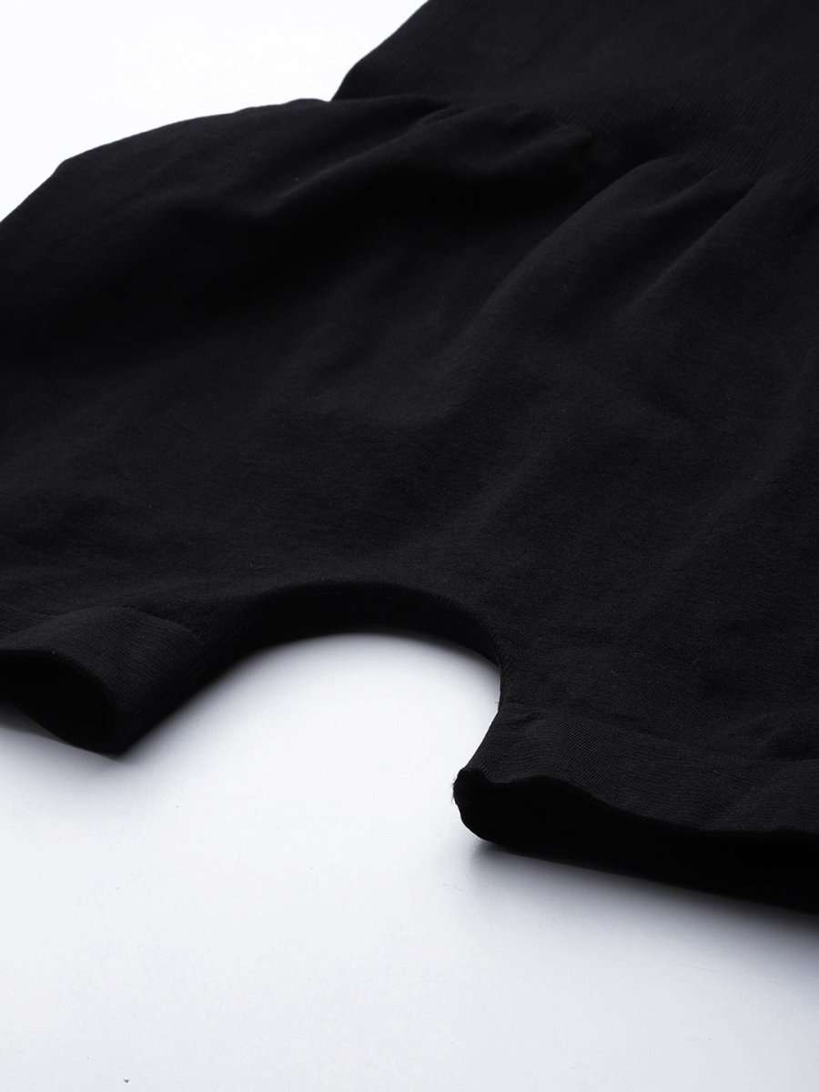 WOMEN BLACK SOLID CAMISOLE BODYSUIT SHAPEWEAR - Inddus.com
