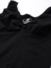 WOMEN BLACK SOLID SLIMMING CAMISOLE SHAPEWEAR - Inddus.com