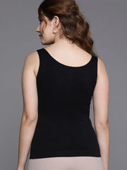 WOMEN BLACK SOLID SLIMMING CAMISOLE SHAPEWEAR - Inddus.com