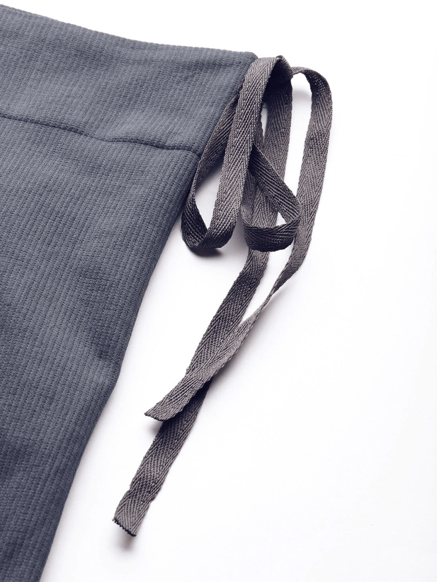 WOMEN CHARCOAL GREY SOLID SAREE SHAPEWEAR - Inddus.com