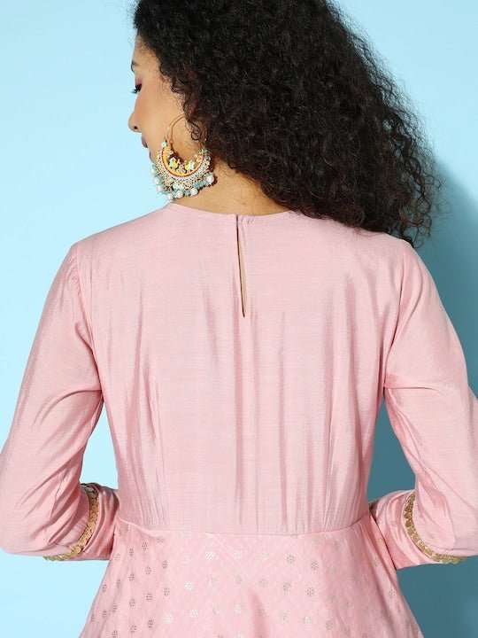 Women Embroidered Ethnic Dress - Inddus.com