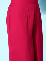 Women Embroidered Regular Kurta with Palazzos & Dupatta - Inddus.com