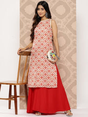 Women Ethnic Motifs Printed Regular Kurta with Palazzos - Inddus.com