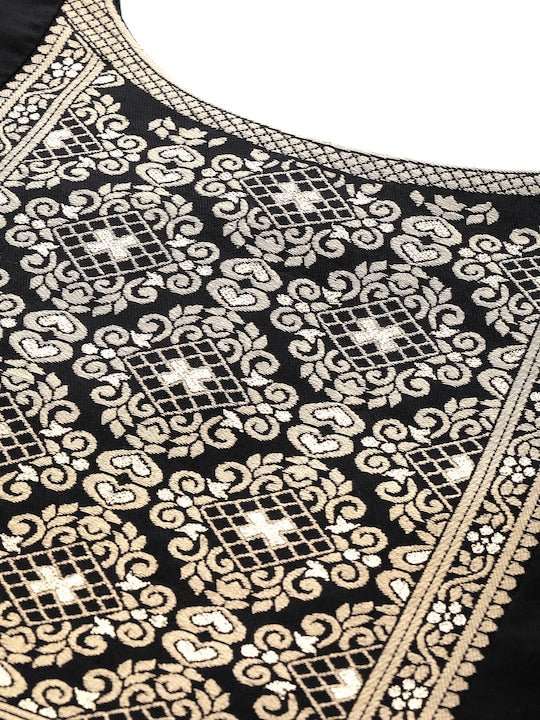 Women Ethnic Motifs Yoke Design Kurta - Inddus.com