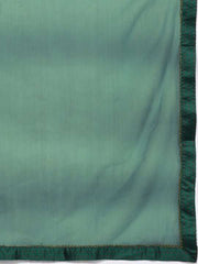 Women Ethnic Motifs Yoke Design Straight Kurta with Trousers & With Dupatta - Inddus.com