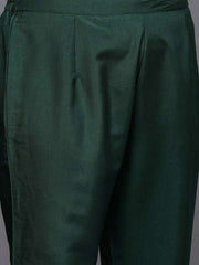 Women Ethnic Motifs Yoke Design Straight Kurta with Trousers & With Dupatta - Inddus.com