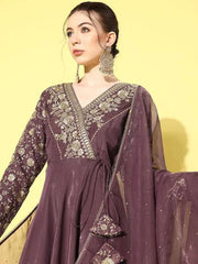 Women Floral Embroidered Kurta with Dupatta - Inddus.com