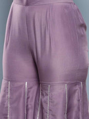 Women Gotta Patti Kurti With Sharara & With Dupatta - Inddus.com