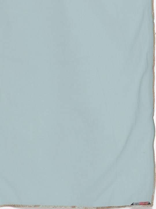 Women Green Gotta Patti Kurta with Palazzos & With Dupatta - Inddus.com