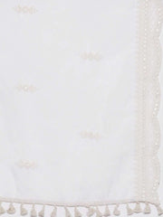 Women Green Lace Detail Yoke Design Kurta with Palazzos & With Dupatta - Inddus.com
