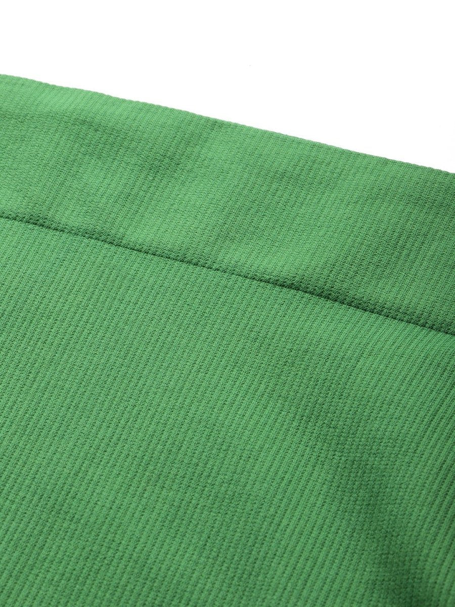 WOMEN GREEN SOLID SAREE SHAPEWEAR - Inddus.com