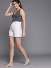WOMEN GREY SLIMMING BODYSUIT CAMISOLE SHAPEWEAR - Inddus.com