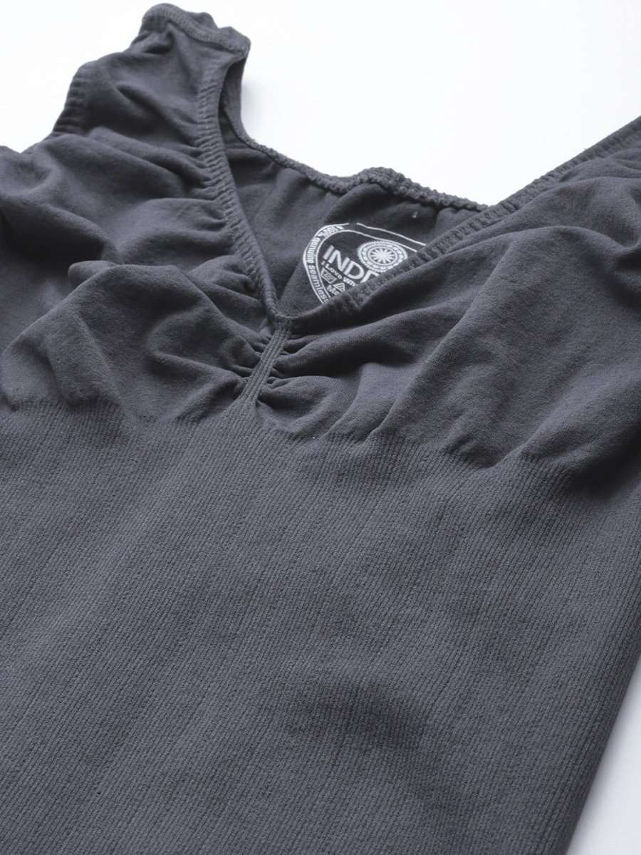 WOMEN GREY SLIMMING BODYSUIT CAMISOLE SHAPEWEAR - Inddus.com