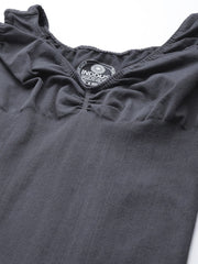 WOMEN GREY SOLID CAMISOLE BODYSUIT SHAPEWEAR - Inddus.com