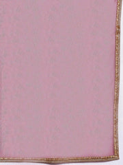 Women Maroon Ethnic Motifs Embroidered Kurta with Palazzos & Dupatta - Inddus.com