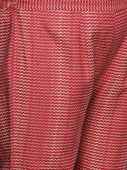 Women Maroon Printed Mirror Work Kurta with Palazzos - Inddus.com