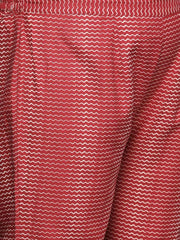 Women Maroon Printed Mirror Work Kurta with Palazzos - Inddus.com