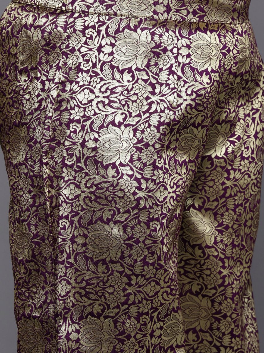 Women Mustard Yellow Beads and Stones Kurta with Palazzos & With Dupatta - Inddus.com