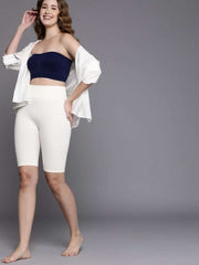 WOMEN NAVY BLUE BANDEAU SPORT BRA - Inddus.com