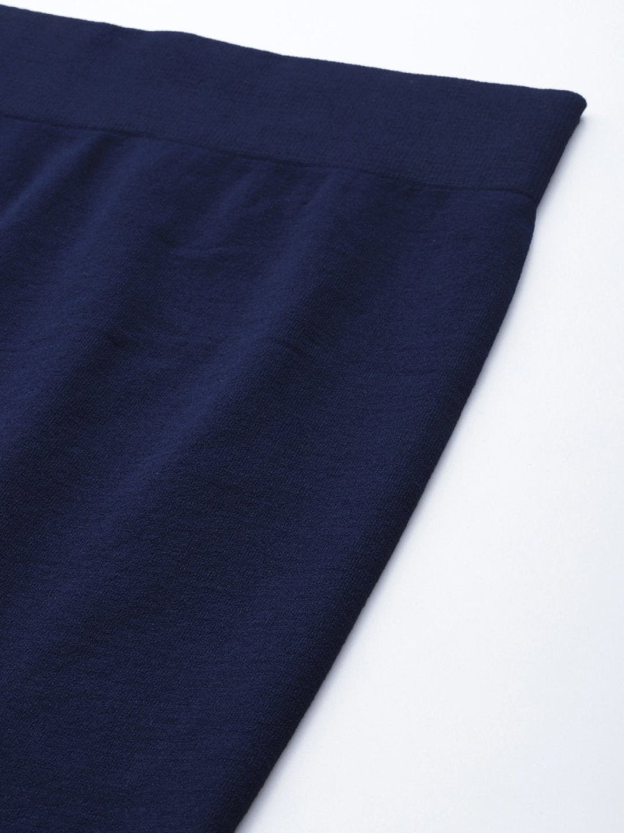 WOMEN NAVY BLUE SLIMMING SKIRT SHAPEWEAR - Inddus.com